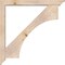 Ekena Millwork Westlake Traditional Smooth Bracket w/ Offset Brace, Douglas Fir, 5 1/2"W x 44"D x 44"H BKT0604X44X44WTL01SDF - alternate 2
